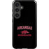 University of Arkansas-Fayetteville Razorbacks Black Galaxy S24 Impact Case